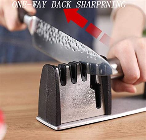 Knife Sharpener In Kitchen Blade And Scissor Sharpening Tool