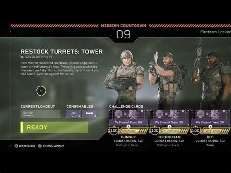 Aliens: Fireteam Elite - Horde Mode - Restock Turrets: Tower - We ...