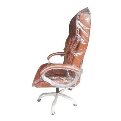 Brown Leather High Back Office Chair At Rs 6500 Leather Office Chair