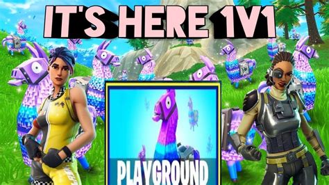 New Fortnite LTM Playground Mode Playing With Subs 1v1 YouTube