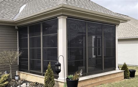 Track Vinyl Stacking Windows Screened Room Three Season Porch