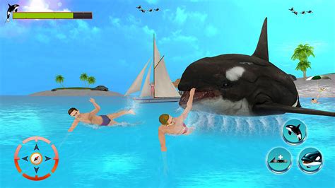 キラーブルーオルカクジラ攻撃sim 3d：クジラゲーム Jp Appstore For Android