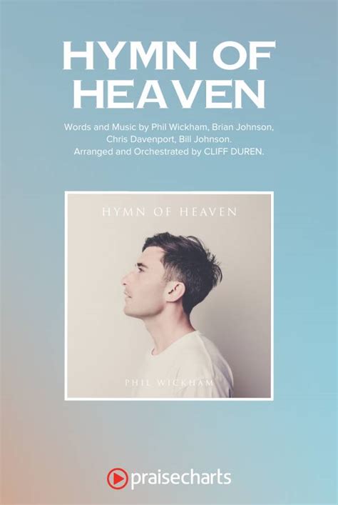 Hymn Of Heaven Sing It Now SATB Violin Sheet Music PDF Phil Wickham