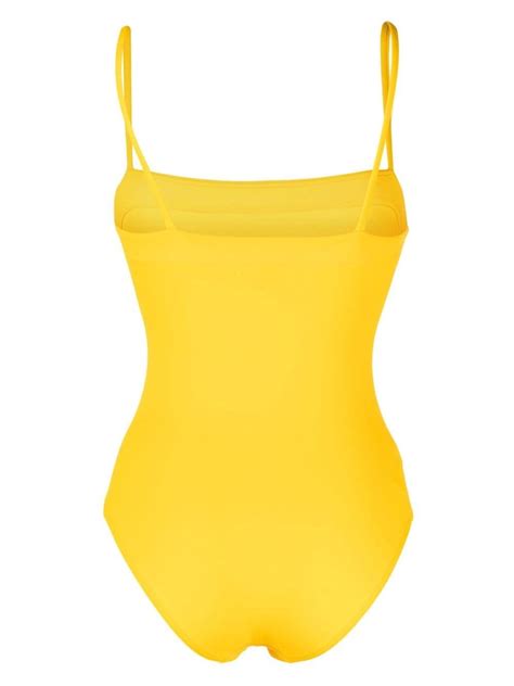 Eres Aquarelle Square Neck Swimsuit Farfetch