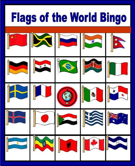 Flags Of The World Free Printables - Printable Templates