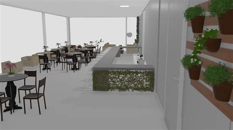 Planta Do Bar MODELO De Fmb Planta 3D Mooble