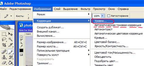 Тоновая коррекция изображения.