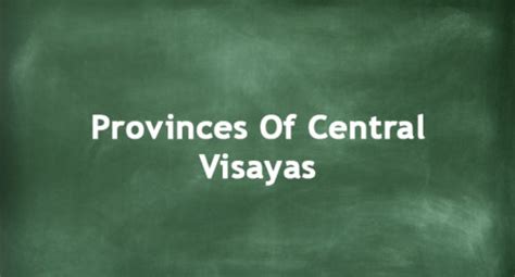 Provinces Of Central Visayas | Regions Of The Philippines