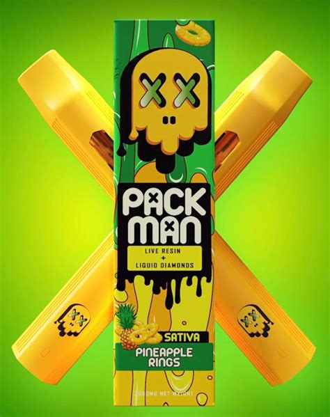 Pack Man Pineapple Rings Disposable Mg