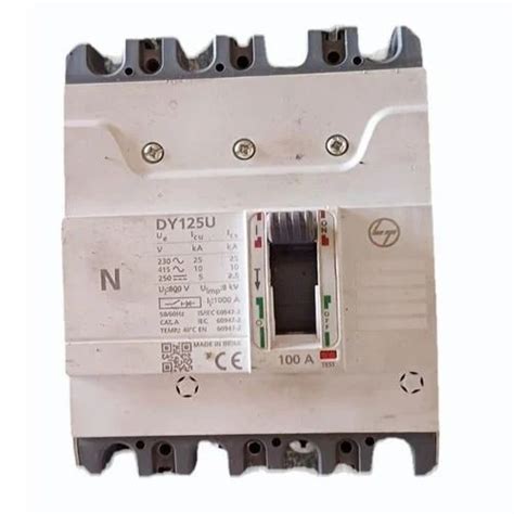 L T Dy U Triple Pole Mccb Ka Rated Current A At Rs In