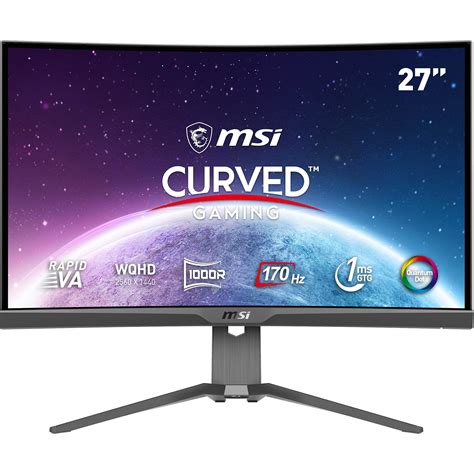 Msi Mag Cqrf Qd Inch Wqhd Curved Gaming Monitor R X