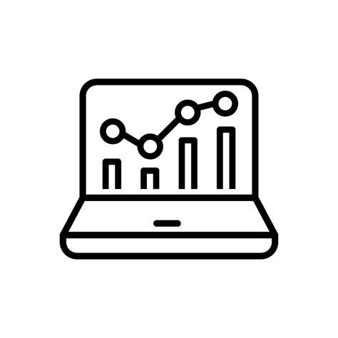 Business Analytics Icon Vector Data Analysis Illustration Sign Data Science Symbol Profit