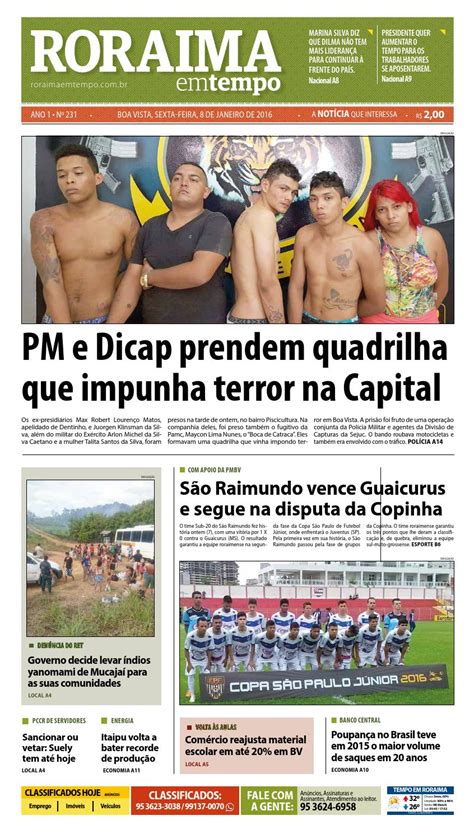 Jornal roraima em tempo edição 231 período de visualização gratuito