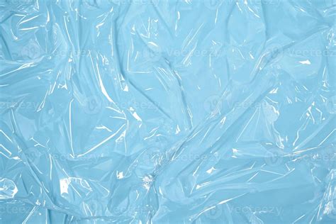 Blue Clear Plastic Texture Eco Friendly Nylon Polythene Wrap For