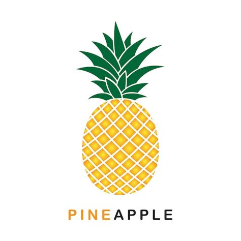 Vecteur D illustration De Fruits Ananas Isolé Sur Blanc Icône D ananas