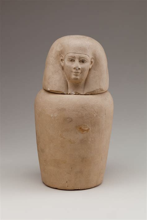 Canopic Jar Representing The Deity Imsety Late Period The Met