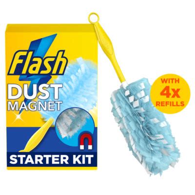 Flash Duster Dust Magnet Starter Kit Handle Refills My