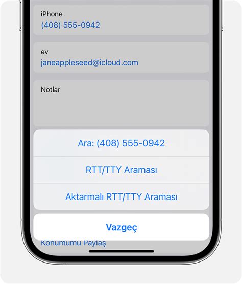 Iphone Unuzdan Rtt Veya Tty Aramalar Yapma Veya Yan Tlama Apple