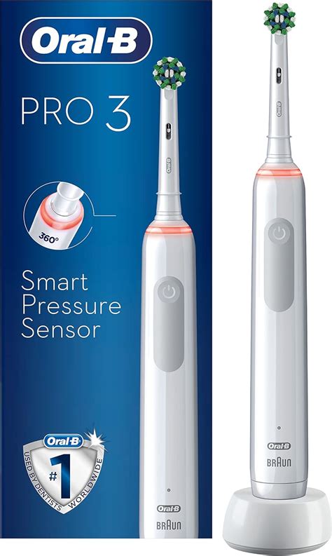 Oral B Pro 3 3000 White Electric Toothbrush 1 Handle With Visible