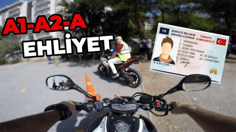 MOTOSİKLET EHLİYET DİREKSİYON SINAVI YouTube