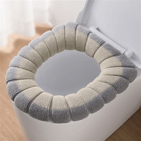 Universal Toilet Seat Cushion Thick Plush O Shaped Toilet Seat Toilet