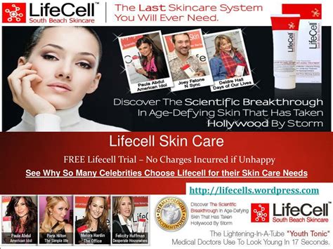 PPT - Lifecell Skin Care Delivering Astounding Anti-Aging Results ...