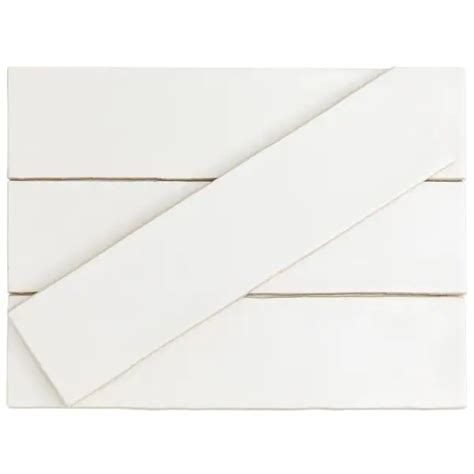 Ivy Hill Tile Strait White In X In Matte Ceramic Subway Wall