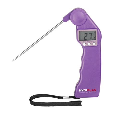 Hygiplas Easytemp Colour Coded Purple Probe Thermometer Ch739 Nisbets