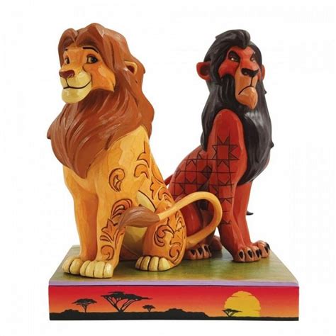 Figura Enesco Disney El Rey Leon Simba Y Scar Cm