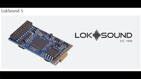 Loksound First Look New Esu Loksound V Dcc Sound Decoder Youtube