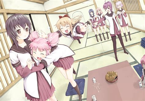 Akari Akaza 1080P Sakurako Ōmuro Yuru Yuri Anime Himawari Furutani