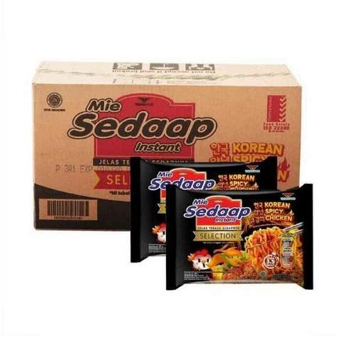 Jual Mie Sedaap Selection Korean Spicy Chicken Karton Shopee Indonesia