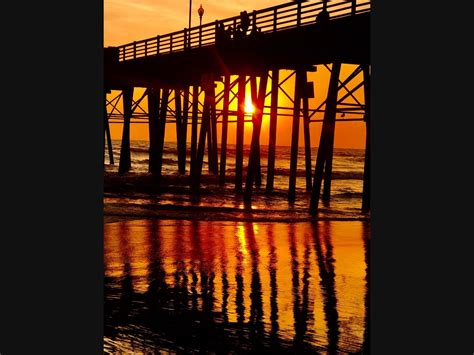 Oceanside Pier Sunset Reflections Oceanside Photo Of The Day