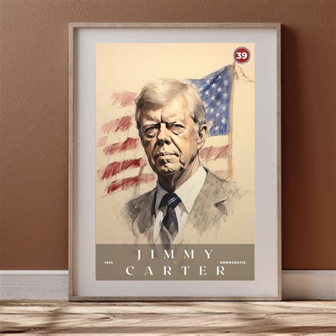 Jimmy Carter Poster US Presidents Poster American History - Etsy