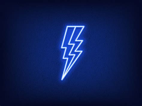 Blue Lightning by Dmitry Mayer on Dribbble