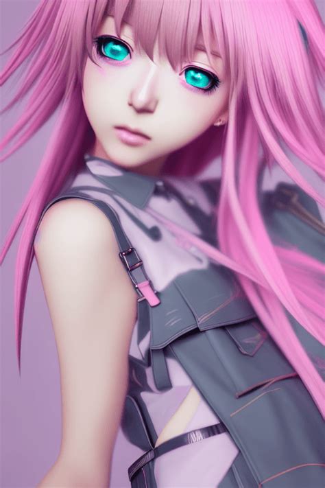 Anime Pastel Chromatic Punk Egirl 3d Blendr Cute Soft Kawaii Japanese Aesthetic Realistic Cgi