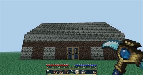 dirt and cobblestone house Minecraft Project