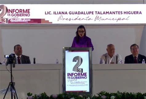 Iliana Talamantes Rinde Segundo Informe Alcaldesa De Comond