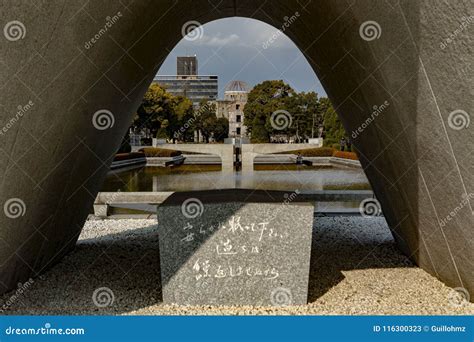 Hiroshima Peace Memorial - Genbaku Dome Editorial Stock Photo - Image of originally, promotion ...