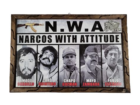 Buy Arimex N W A Narcos With Attitude El Chapo Pablo Escobar Caro