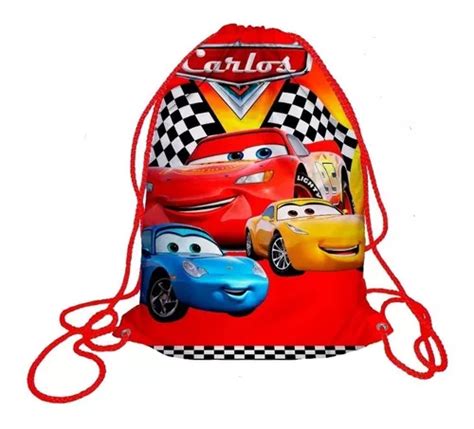 25 Morralito Dulcero Bolo Fiesta Infantil Cars 2 Envío Gratis