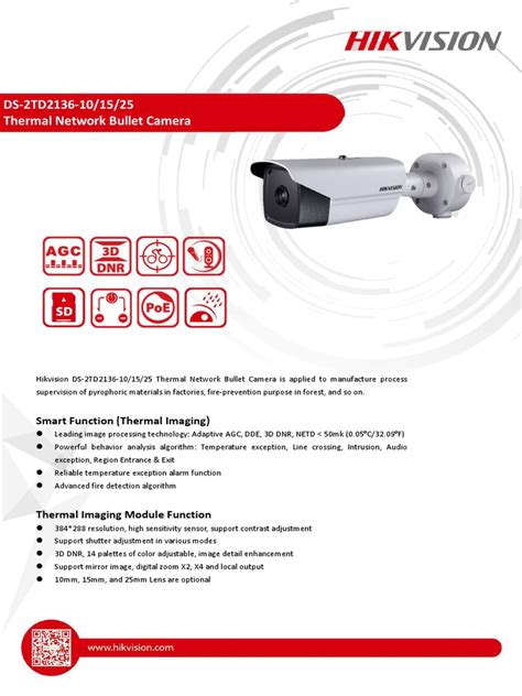 HIK Thermal Camera Datasheet | PDF