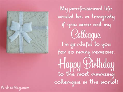 70+ Birthday Wishes For Colleague and Coworker | WishesMsg