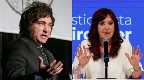 Cristina Kirchner disparó contra Javier Milei Qué me venís a joder