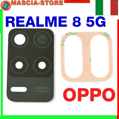 Vetrino Vetro Lente Camera Fotocamera Posteriore Oppo Realme G