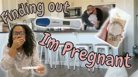 Finding Out Im Pregnant And Telling My Boyfriend Live Pregnancy Test Real Raw Reaction Youtube