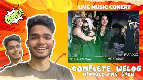 Yo Yo Honey Singh Biggest Show Mumbai Tour Romeshvlog Youtube