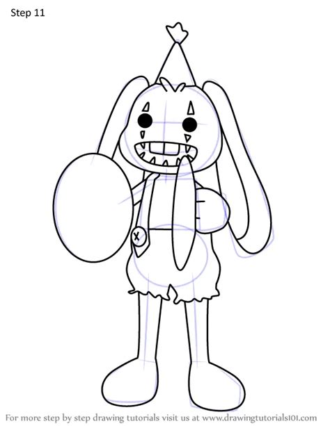 How To Draw Bunzo Bunny From Poppy Playtime Poppy Playtime Step By