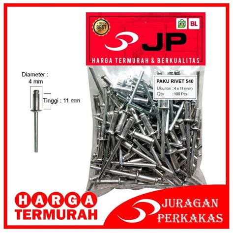 Jual Dbbfv Paku Rivet X Mm Blind Ripet Rifet Tembak