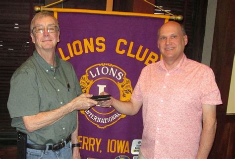 Perry Lions Clubs Harley McGuire Honored For Length Of Service